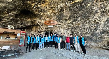 Muğla yurtlarında kalan öğrenciler Gökçeler Kanyonu'nu keşfetti