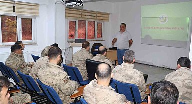 Muğla'da Jandarma personeline orman yangını eğitimi