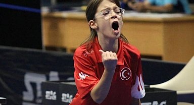 Muğlalı masa tenisi sporcusu Türkiye'yi temsil etti