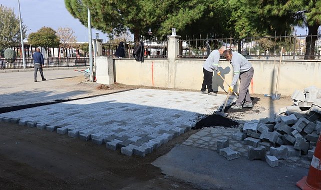 Nazilli Belediyesi, Yeşilyurt'taki yol çalışmalarını tamamladı