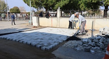 Nazilli Belediyesi, Yeşilyurt'taki yol çalışmalarını tamamladı