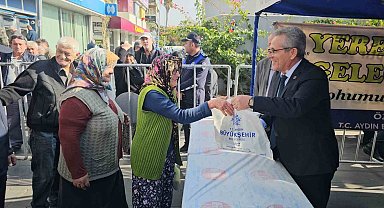Nazilli'de 30 bin adet fide dağıtıldı