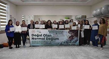 Normal Doğum Eylem Planı kapsamında anne adayı sağlık çalışanlarına eğitimler verildi