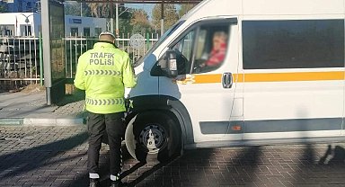 Okul servis denetimleri devam ediyor