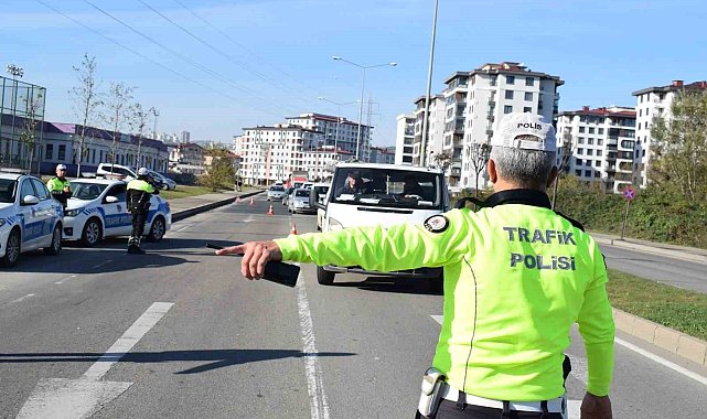 Ordu'da bir haftada 17 binden fazla araç ve sürücüsü denetlendi