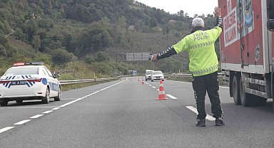 Ordu'da bir haftada yaklaşık 17 bin araç ve sürücüsü denetlendi