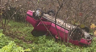 Ordu'da kaygan zemin kazaya yol açtı: 1 yaralı