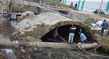 Ordu'da yol çalışmalarında bulunan taş köprü restore edilecek