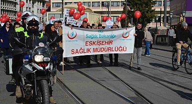 Organ Bağışı Haftası kapsamında farkındalık yürüyüşü düzenlendi
