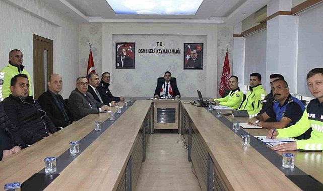 Osmaneli'nde 'Kış Tedbirleri' toplantısı