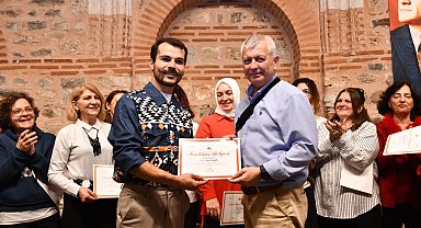 Osmangazi'de ritim atölyesi kursiyerleri sertifikalarını aldı