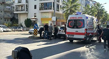 Otomobil ile motosiklet çarpıştı: 1 yaralı