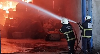 Pamuk fabrikasında çıkan yangın kontrol altına alındı