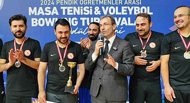 Pendik'te öğretmenler turnuvasında ödüller sahiplerini buldu
