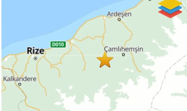 Rize'deki sarsıntıda 2 kişi korkudan 112'yi aradı