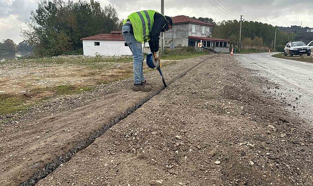 Sakarya'da 5G için yer altına fiber sistem