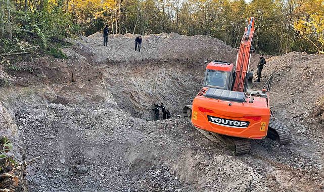 Sakarya'da define avcılarına suçüstü: 5 gözaltı