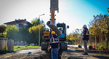 Sakarya'da o mahallenin yağmur suyu altyapısı kışa hazır