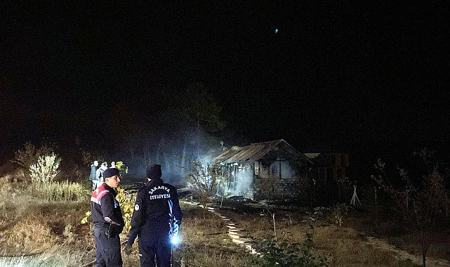 Sakarya'da yayla evi alevlere teslim oldu