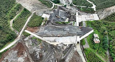 Salıpazarı Barajı inşaatı yüzde 30'u geçti