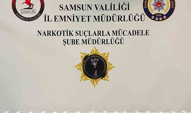 Samsun'da 3 bin 472 adet uyuşturucu hap ele geçirildi