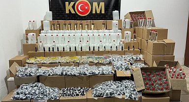 Samsun'da kaçak içki operasyonu: 3 kişi adliyede