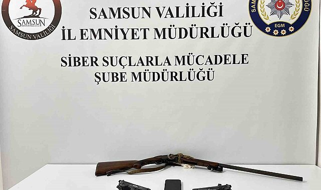 Samsun'da yasa dışı bahis reklamı yapan şahıs gözaltına alındı