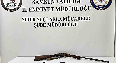 Samsun'da yasa dışı bahis reklamı yapan şahıs gözaltına alındı