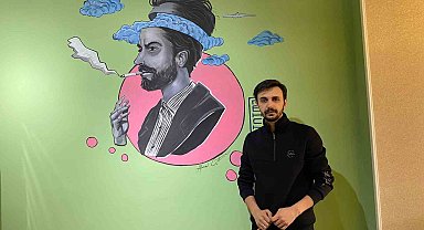 Sanatını duvarlarda yaşatıyor