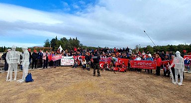 SARDOS'lu üyeler 'Mustafa Kemal Yolunda' yürüdü