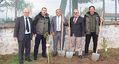 Şehit öğretmenler anısına fidan dikildi