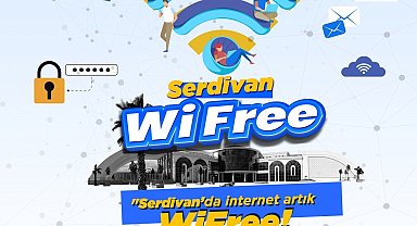 Serdivan'da internet artık Wi-Free