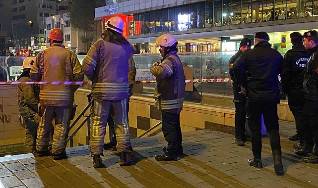 Seyrantepe-Hacıosman Metro Hattı'nın Taksim durağında intihar