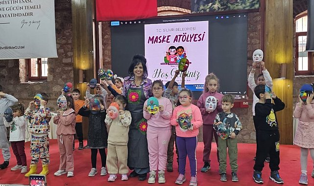 Silivri Belediyesi "Maske Atölyesi" etkinliği düzenledi