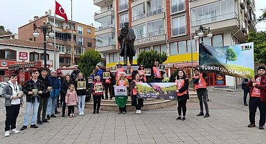 Sinop'ta toprağa saygı yürüyüşü