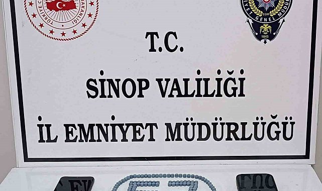 Sinop'ta uyuşturucu hapla yakalanan 1 kişi tutuklandı