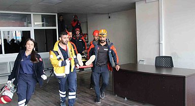Şırnak'ta deprem tatbikatı