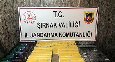 Şırnak'ta jandarma ekiplerinden kaçakçılık operasyonu
