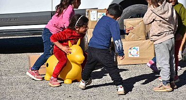 Siverek'te anaokulu öğrencilerinden anlamlı çalışma