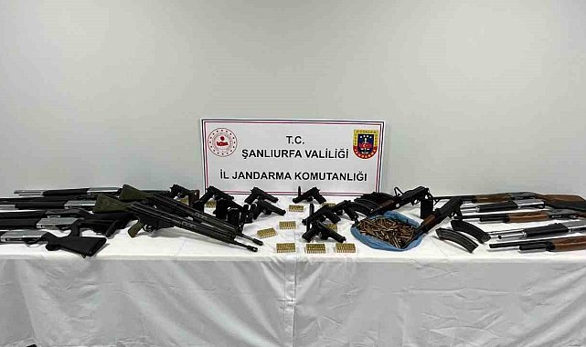 Siverek'te silah ve uyuşturucu tacirlerine darbe