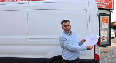 Suçlanan işadamı, aracını Tarım Müdürlüğü'ne teslim etti.