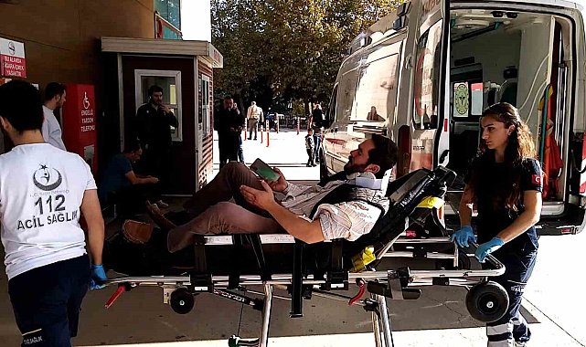 Takla atan araçtan sağ çıktı