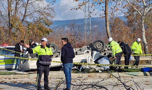 Takla atan kamyonette 2 kişi hayatını kaybetti