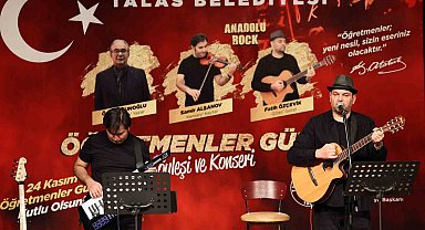 Talas'ta Öğretmenler Günü'ne özel konser ve söyleşi