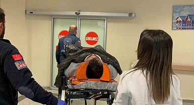 Taşlık alana iniş yapan paraşütçü yaralandı