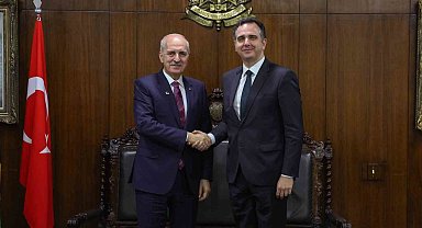 TBMM Başkanı Kurtulmuş, Brezilya Senato Başkanı Pacheco ile görüştü