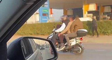 Tehlikeli yolculuk kamerada