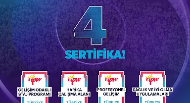 TEI'ye Happy Place to Work'ten 4 sertifika daha