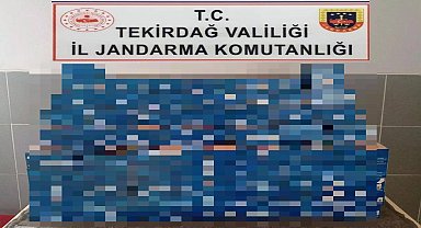 Tekirdağ'da 49 bin 400 makaron ele geçirildi