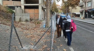 Tekirdağ'da bir alan daha tel örgüyle kapatıldı